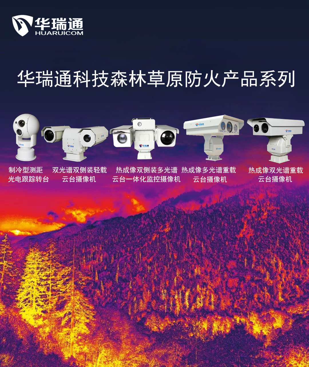 華瑞通科技熱成像助力森林草原防滅火監測