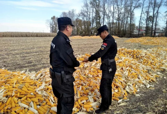 禁燒秸稈走田間、共鑄警魂保藍天