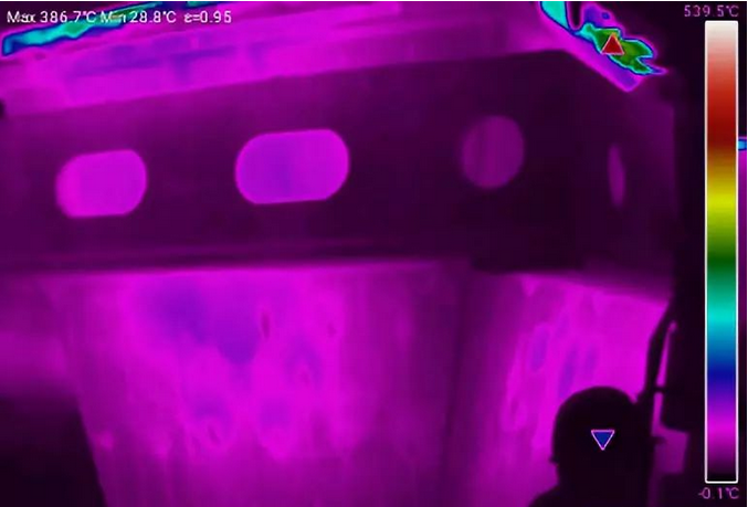 用紅外熱像儀檢測，中間包安全生產(chǎn)，不再聽天由命！