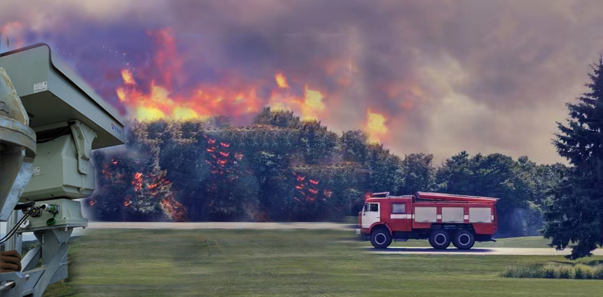 林火視頻監控應用遠紅外雙光相機有何創新點